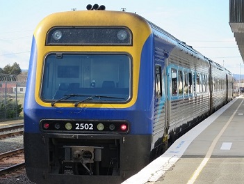 キャンベラ駅にて